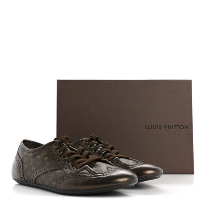 Louis Vuitton Calfskin Monogram Lyrics Sneakers 38.5 Bronze 12 of 12