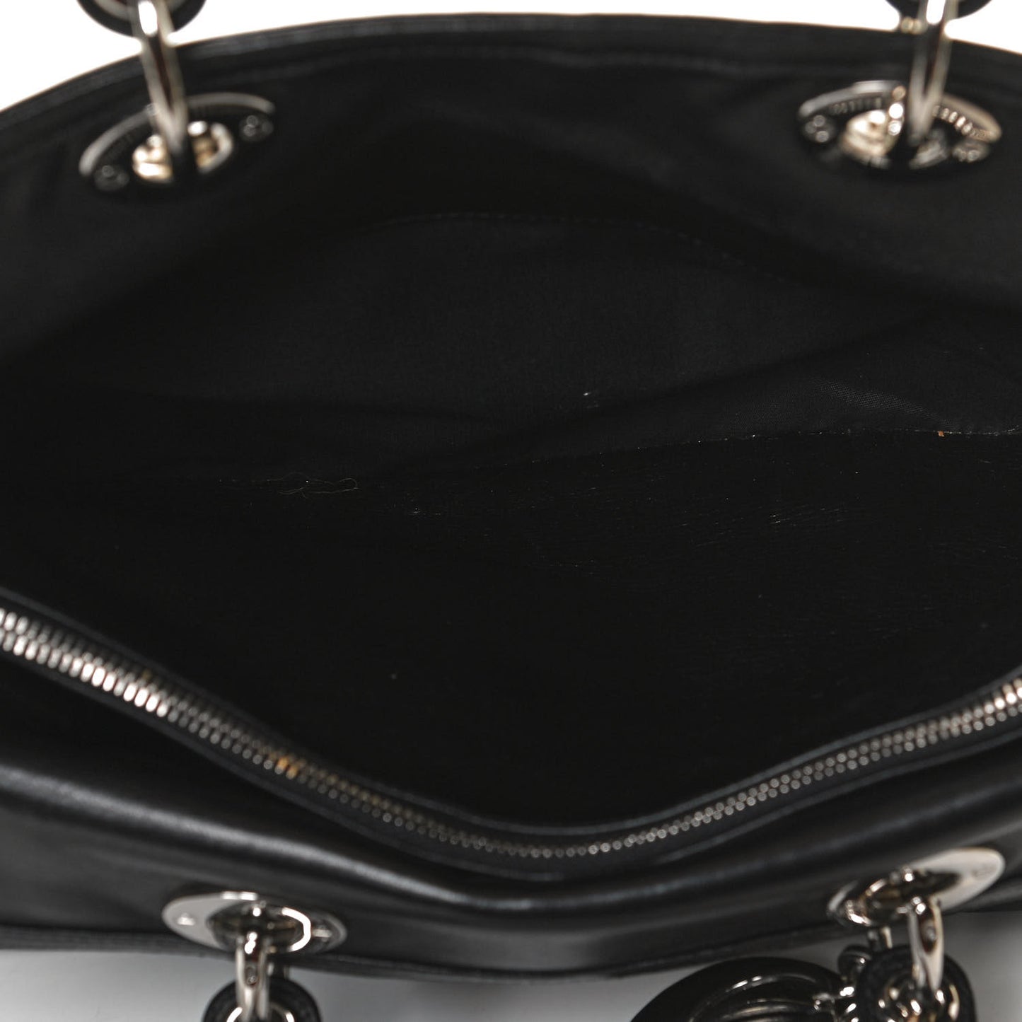 Lambskin Cannage Medium Granville Tote Black