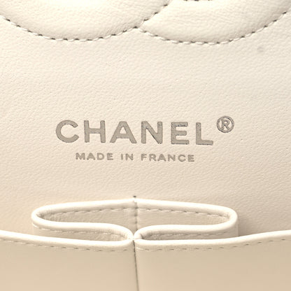 Chanel Caviar Quilted Medium Double Flap White 6 of 10