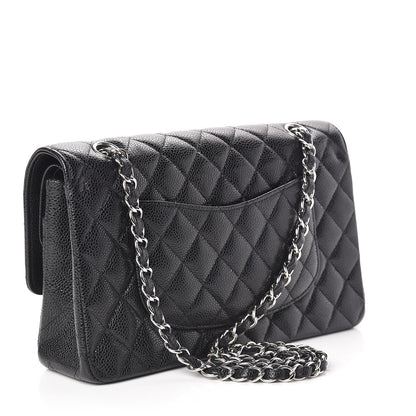 Chanel Caviar Quilted Medium Double Flap Black 3 of 10