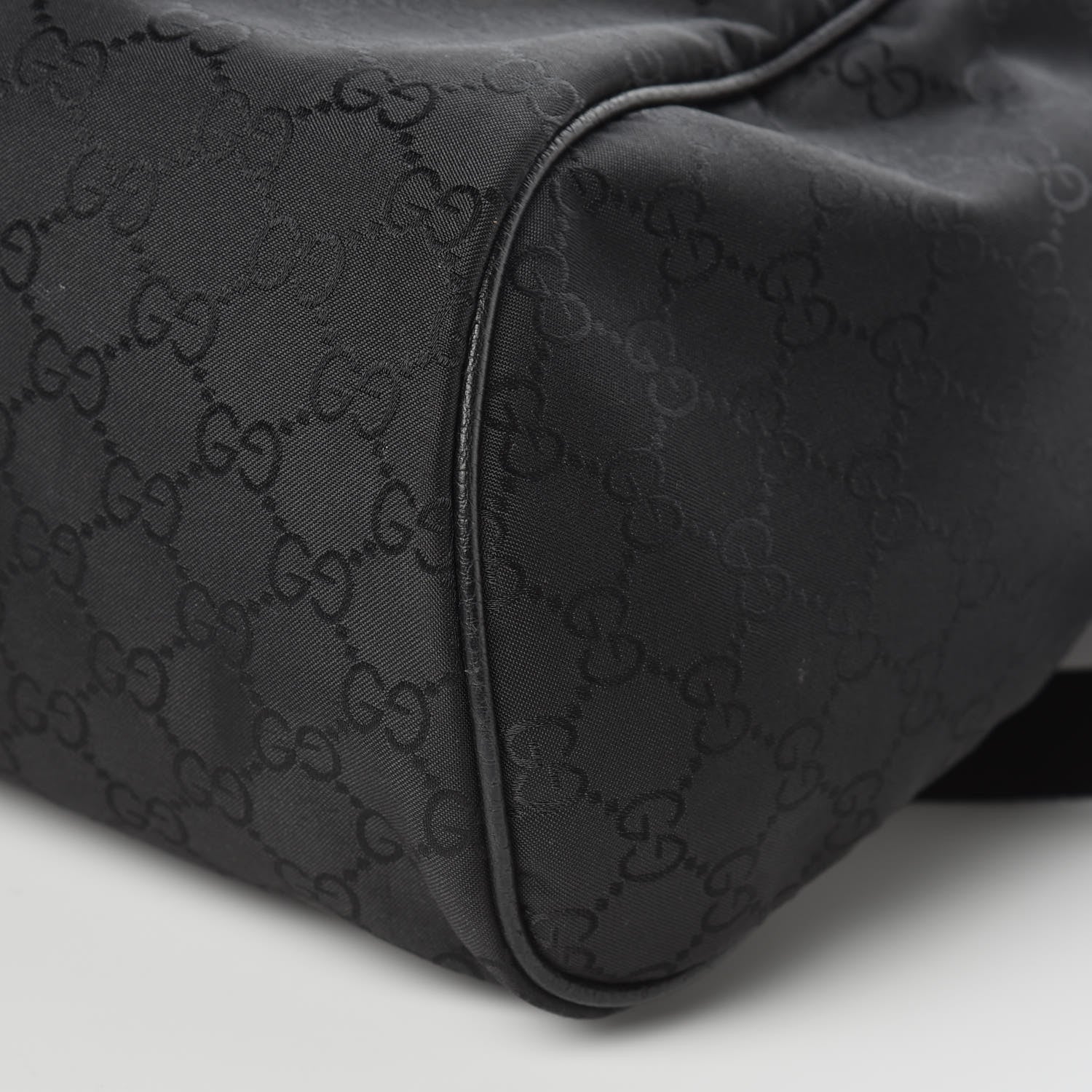 Gucci Nylon Monogram Slim Backpack Black 9 of 9