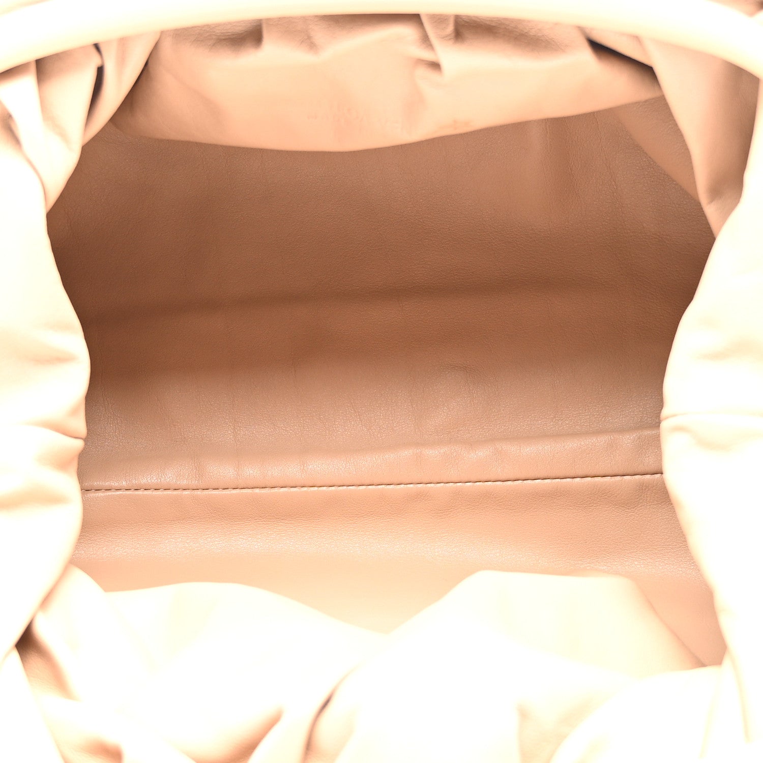 Bottega Veneta Smooth Butter Calf The Pouch Oversized Clutch Nude 5 of 7
