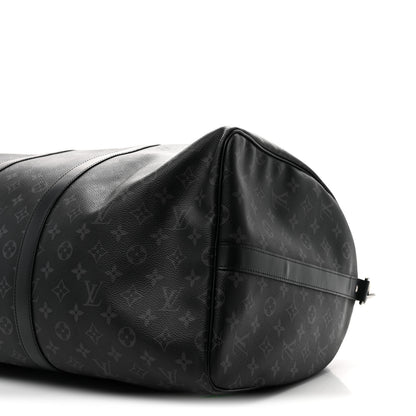 Louis Vuitton Monogram Eclipse Keepall Bandouliere 55 8 of 8