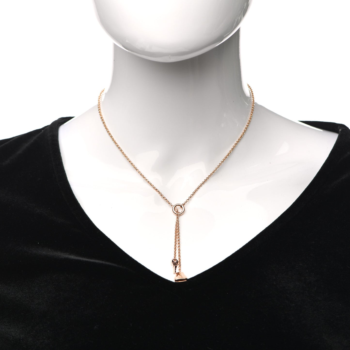 18K Rose Gold PM Kelly Clochette Necklace