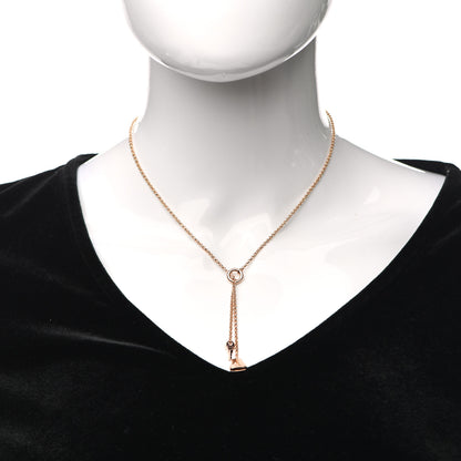 Hermes 18K Rose Gold PM Kelly Clochette Necklace 2 of 7