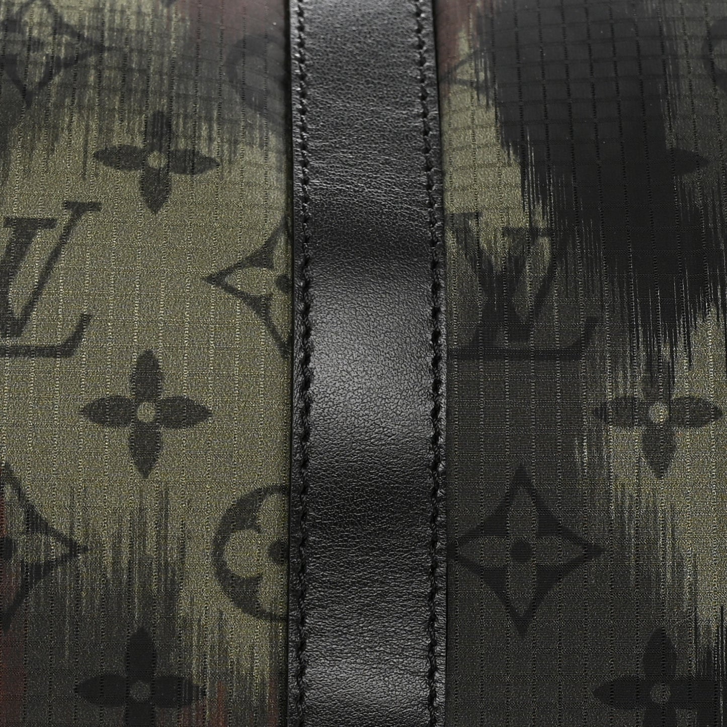 Nylon Monogram Camouflage Keepall Bandouliere 50 Kaki