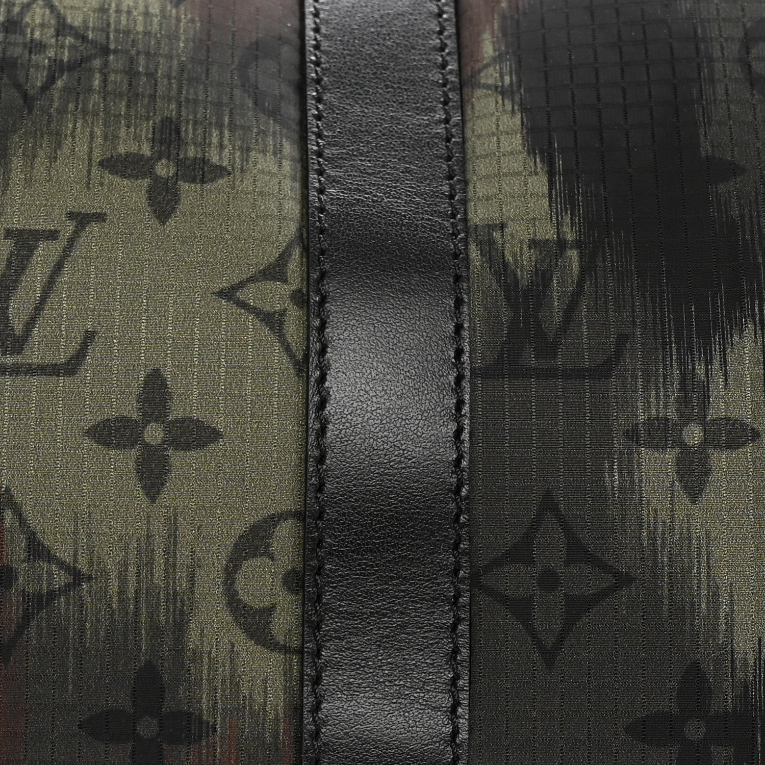 Louis Vuitton Nylon Monogram Camouflage Keepall Bandouliere 50 Kaki 12 of 13