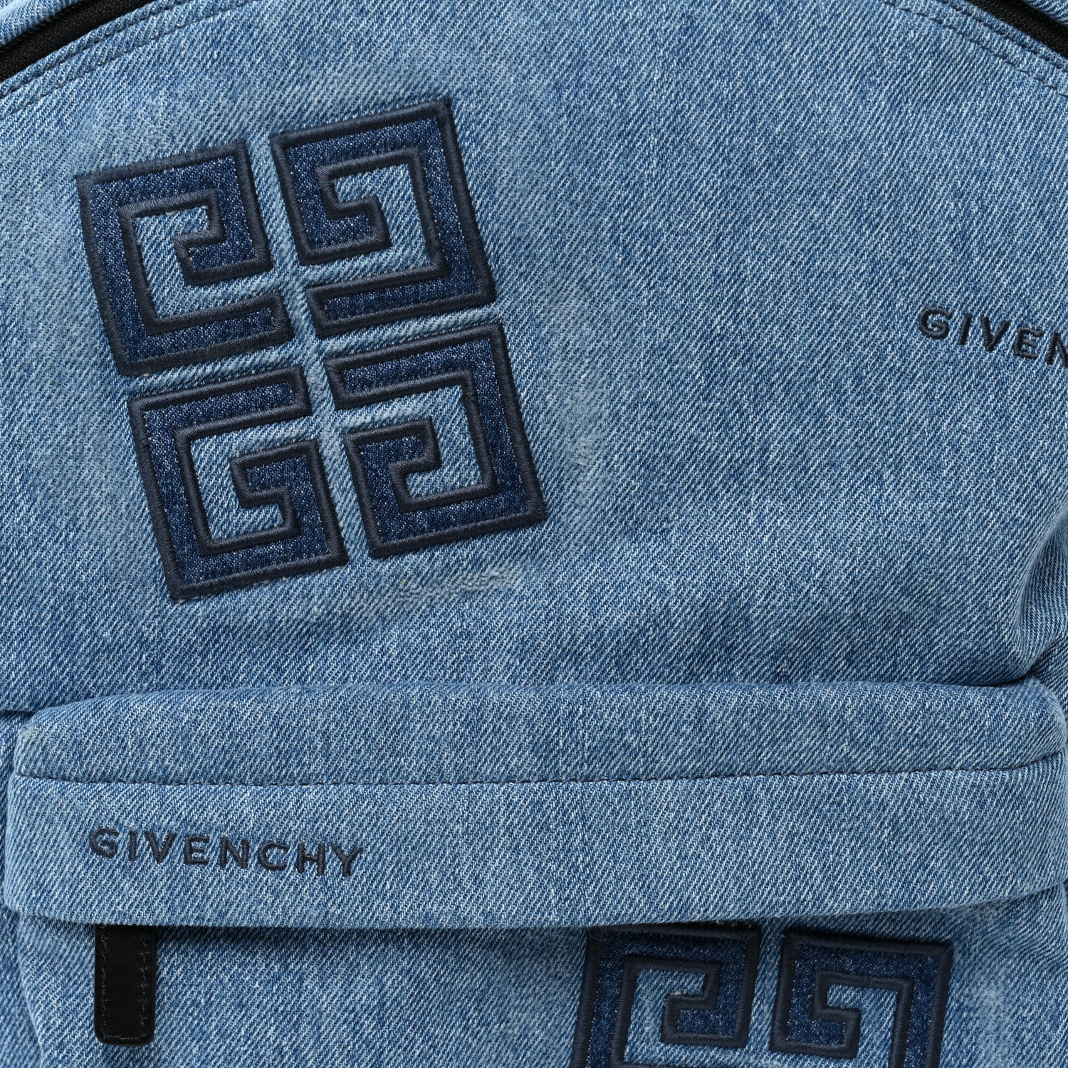 Givenchy Essential U Denim Backpack Blue 7 of 9