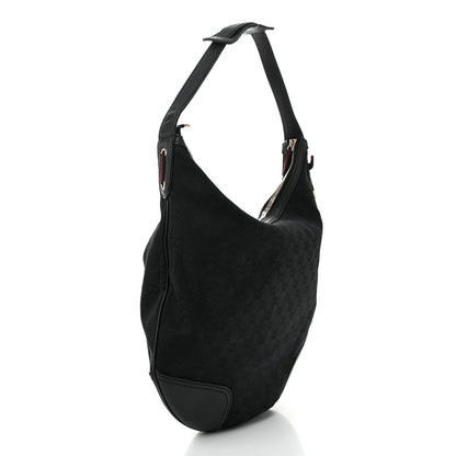 Gucci Monogram Large Princy Hobo Black 3 of 10