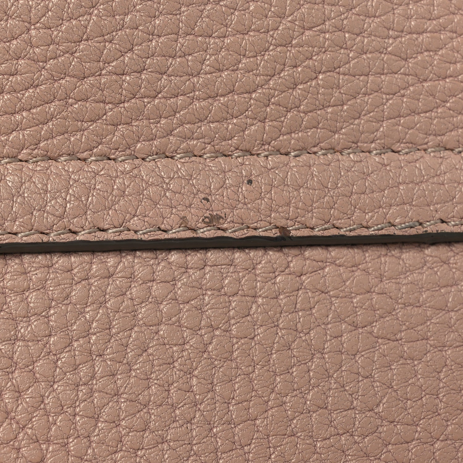 Chloe Grained Lambskin Drew Shoulder Bag Cement Pink 12 of 15
