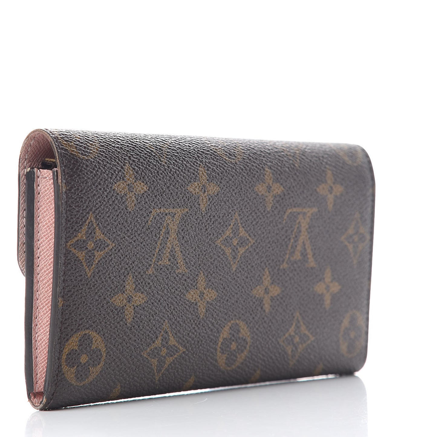 Monogram Emilie Wallet Rose Ballerine