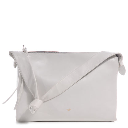 Celine Lambskin Knotted Bag White 1 of 10