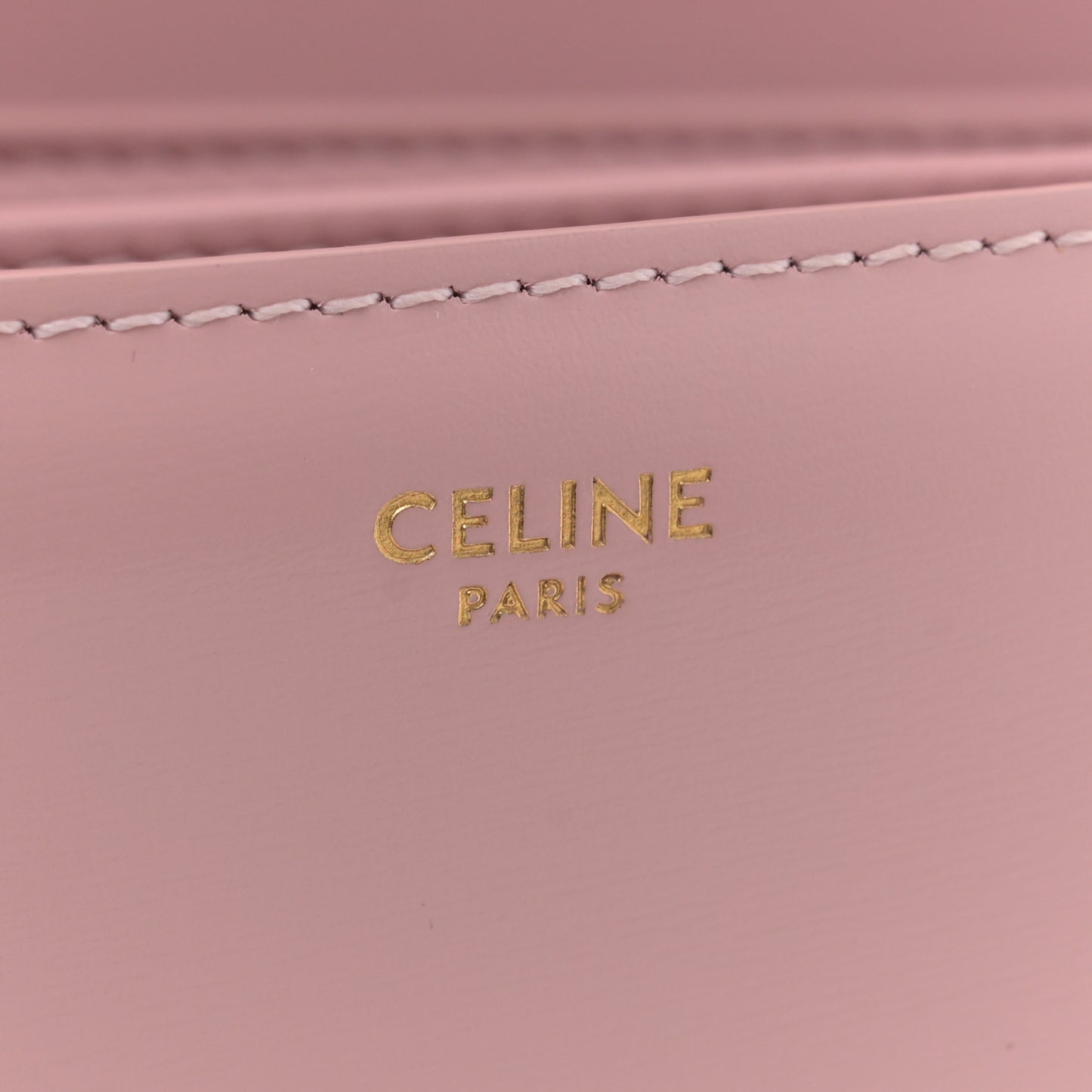 Shiny Calfskin Teen Triomphe Vintage Pink