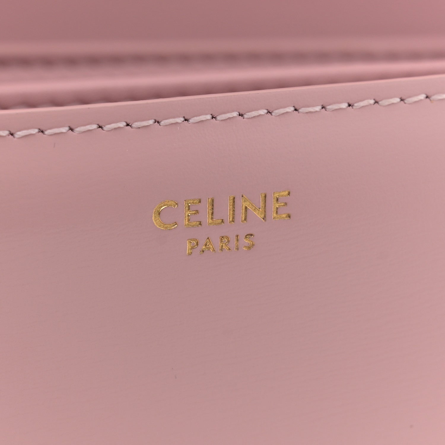Celine Shiny Calfskin Teen Triomphe Vintage Pink 6 of 12