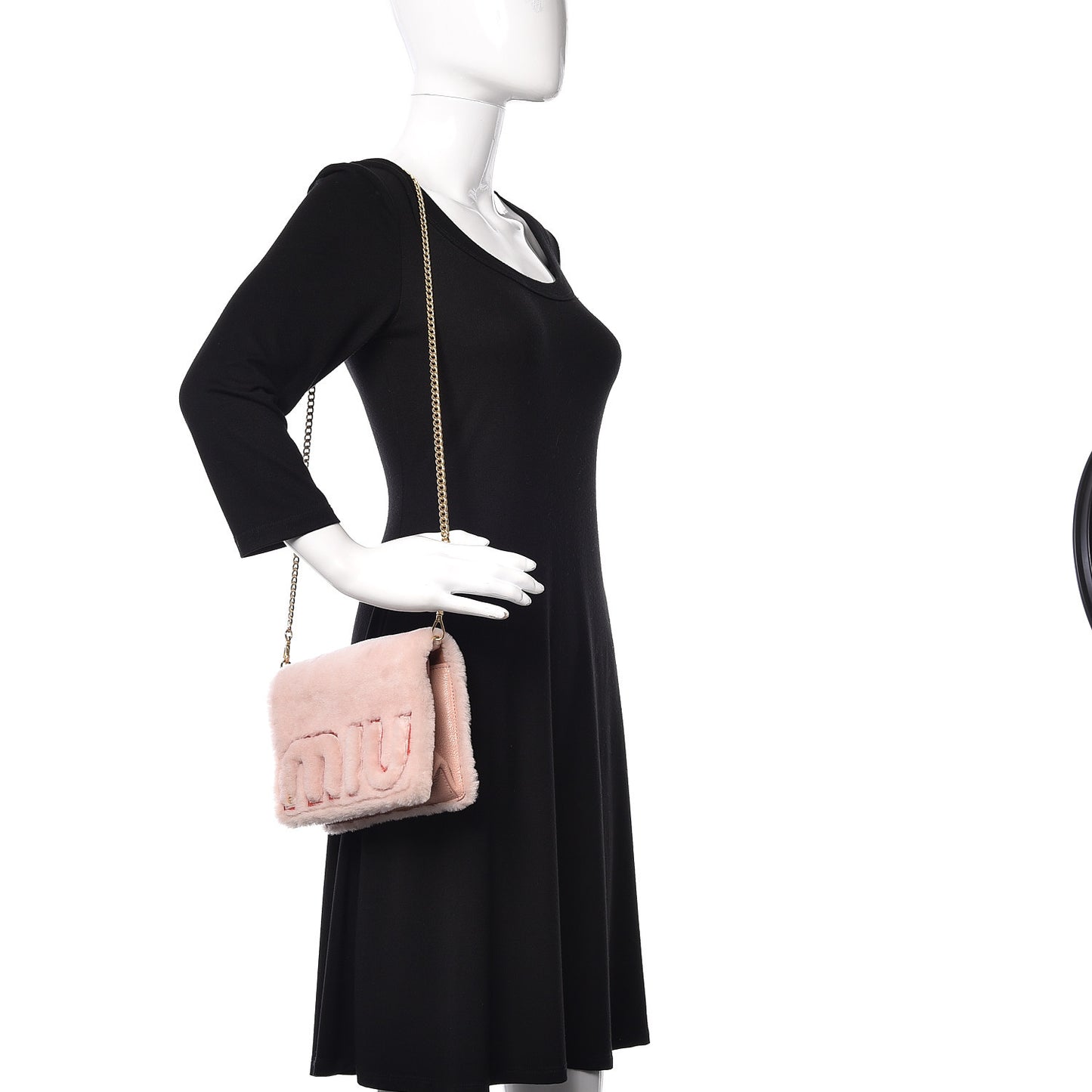 Shearling Goatskin Shoulder Bag
