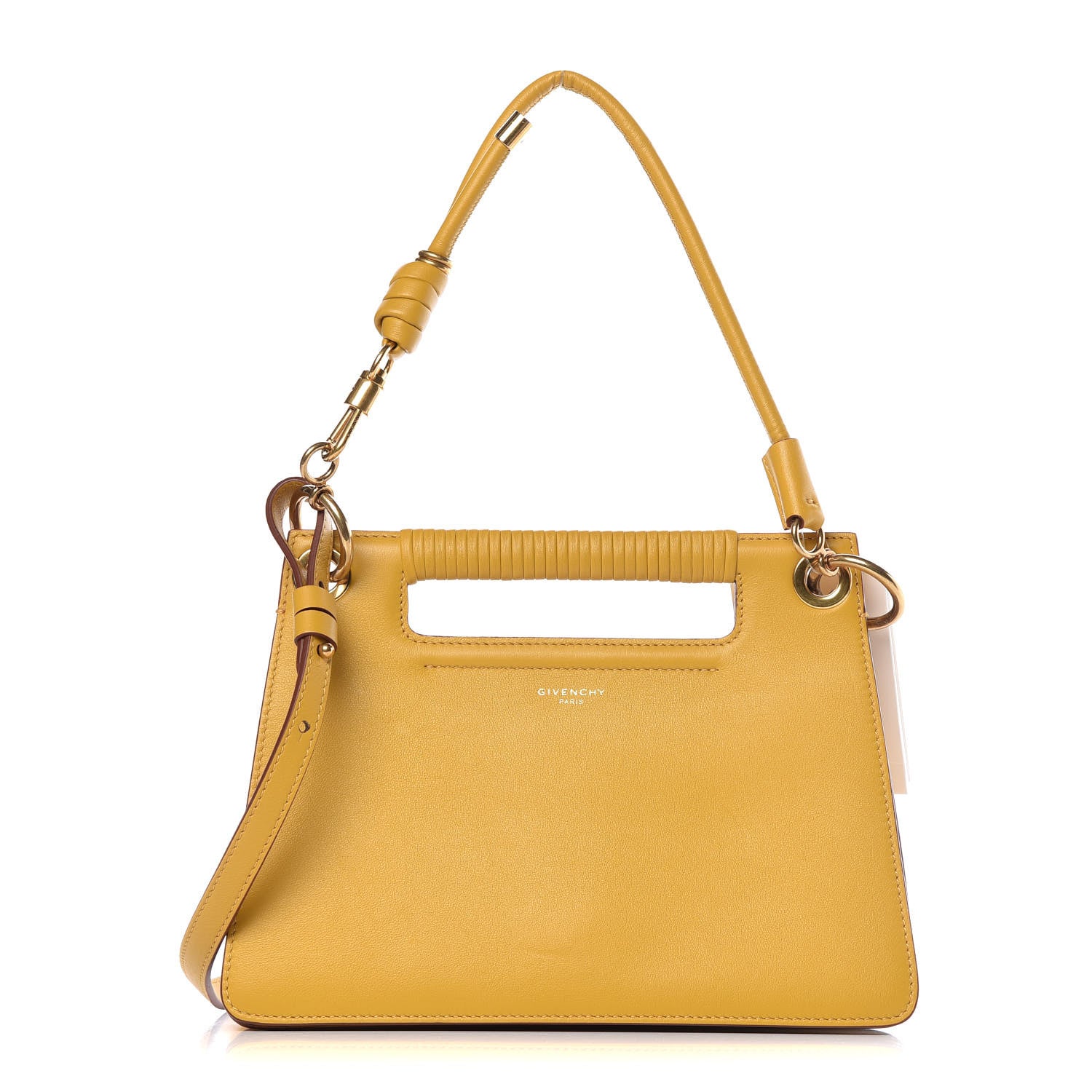 Givenchy Calfskin Small Whip Top Handle Crossbody Yellow Curry 1 of 10