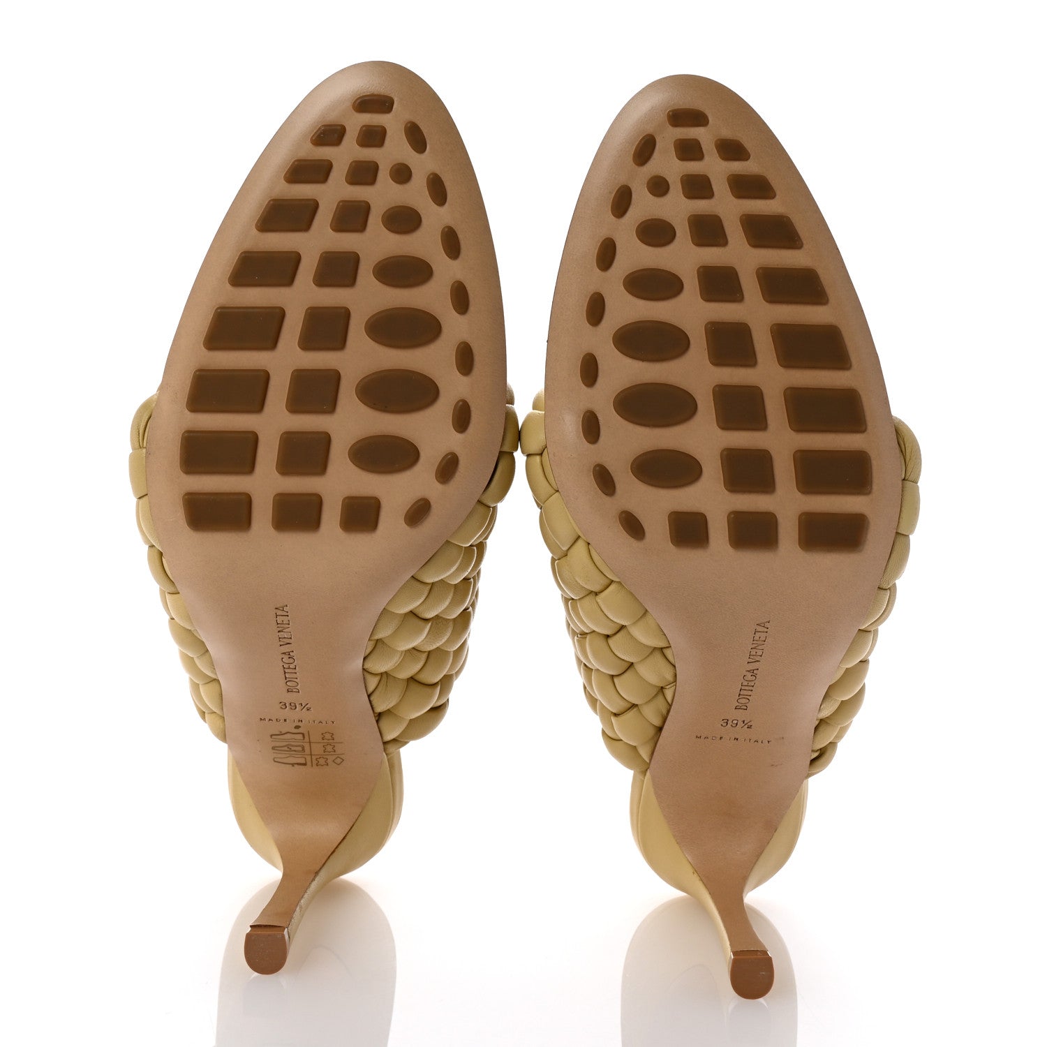 Bottega Veneta Nappa Padded Intreccio The Curve Sandals 39.5 Tapioca 6 of 9