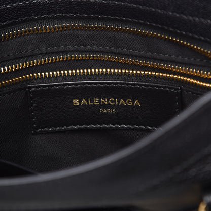 Balenciaga Chevre Gold Metallic Edge Hardware S City Black 7 of 8
