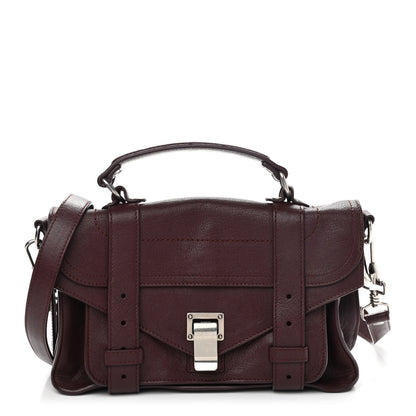 Proenza Schouler Lambskin Tiny PS1 Lux Satchel Cordovan 1 of 10