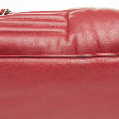 Chanel Lambskin Quilted Jumbo Paris Dallas Single Flap Red 12 of 14