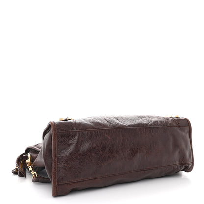 Balenciaga Agneau Giant 12 Gold Hardware City Cigare Fonce 5 of 12