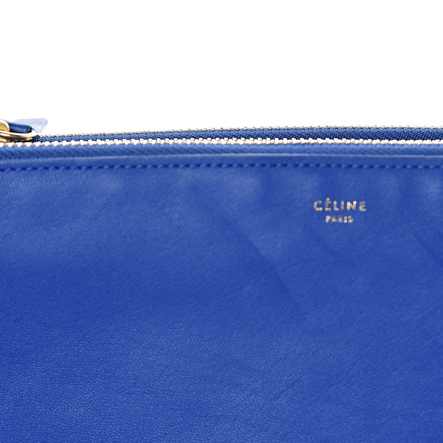 Lambskin Large Trio Crossbody Bag Indigo