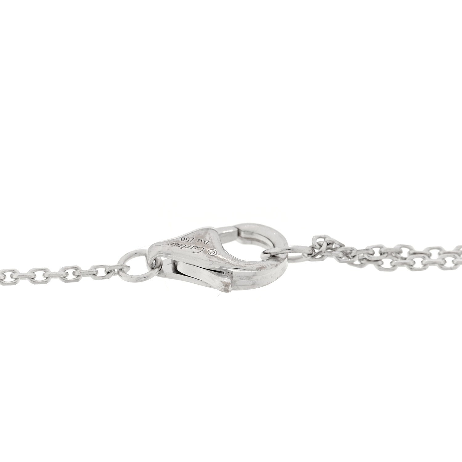 Cartier 18K White Gold Diamond XS D'Amour Bracelet 3 of 3