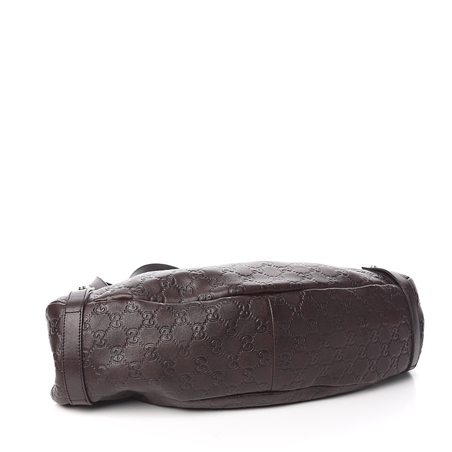 Gucci Guccissima Medium Abbey Shoulder Bag Chocolate 4 of 10