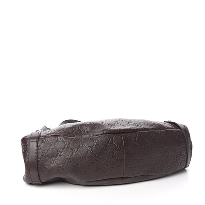 Gucci Guccissima Medium Abbey Shoulder Bag Chocolate 4 of 10