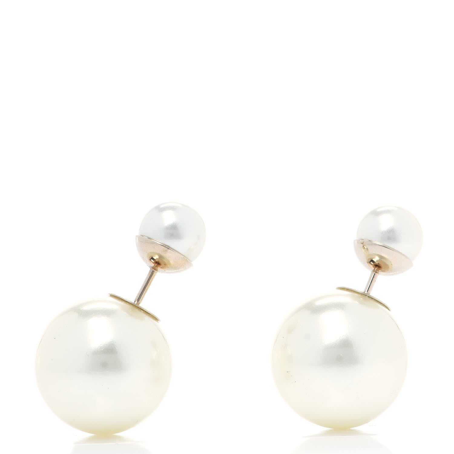 Christian Dior Pearl Mise En Dior Tribal Earrings 1 of 5