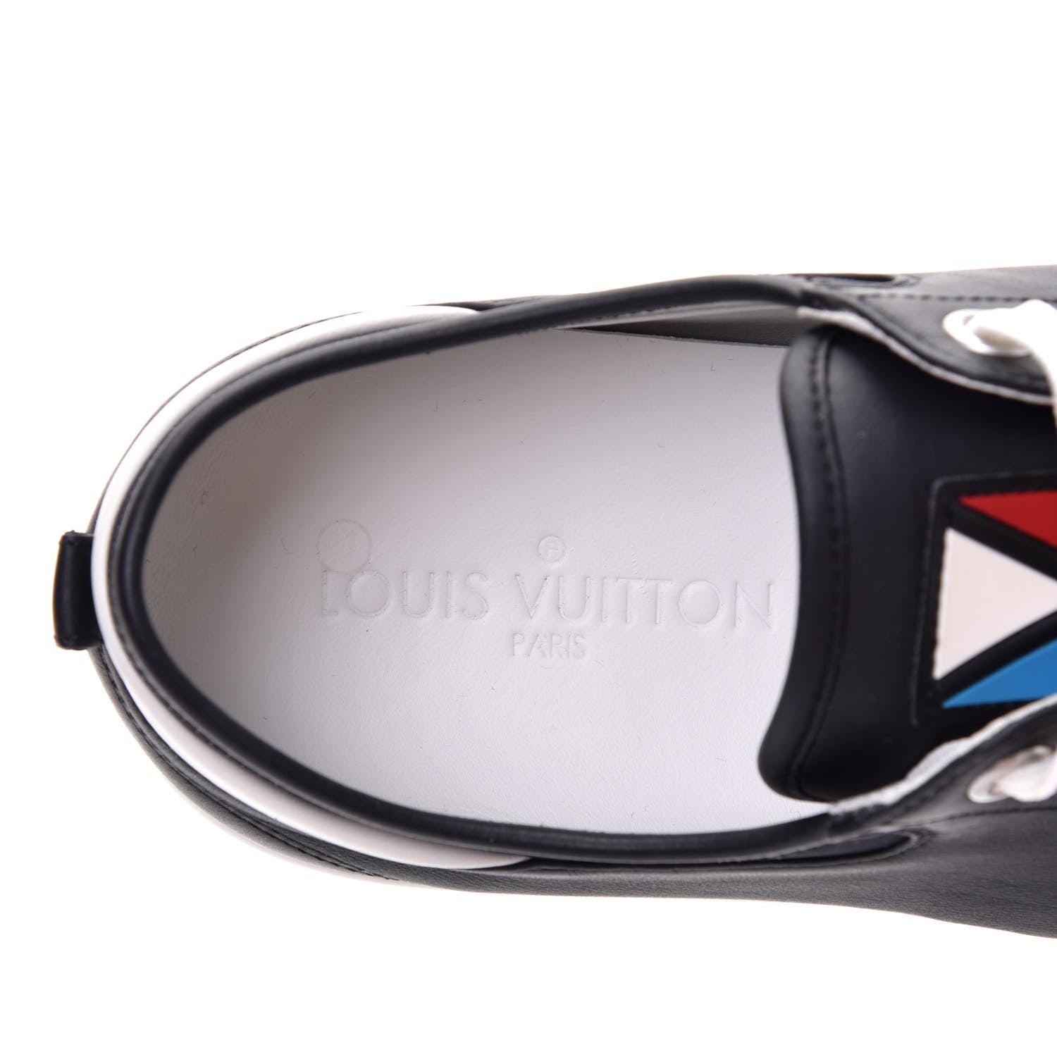 Louis Vuitton Lambskin Baseball Sneakers 9.5 Black 6 of 7