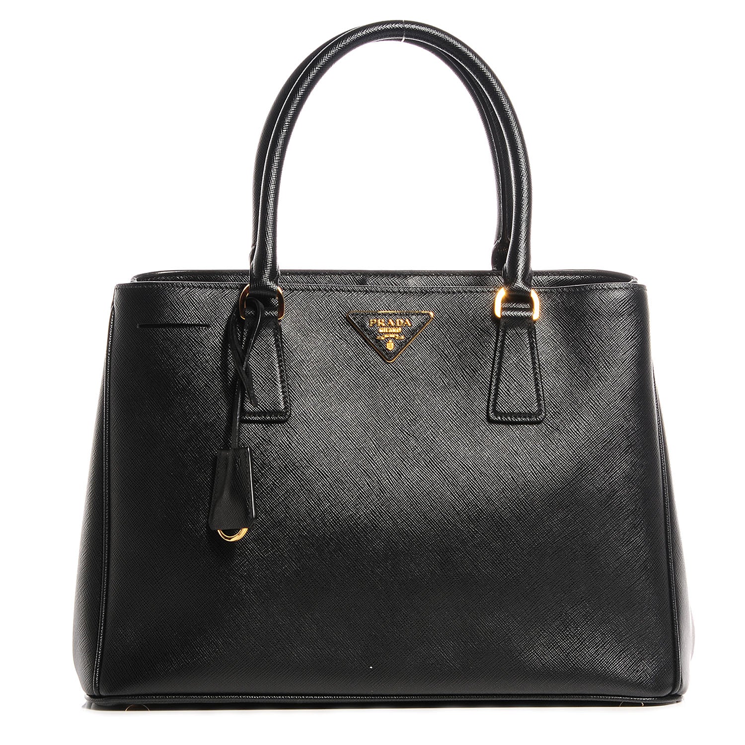 Prada Saffiano Lux Medium Tote Nero Black 1 of 12