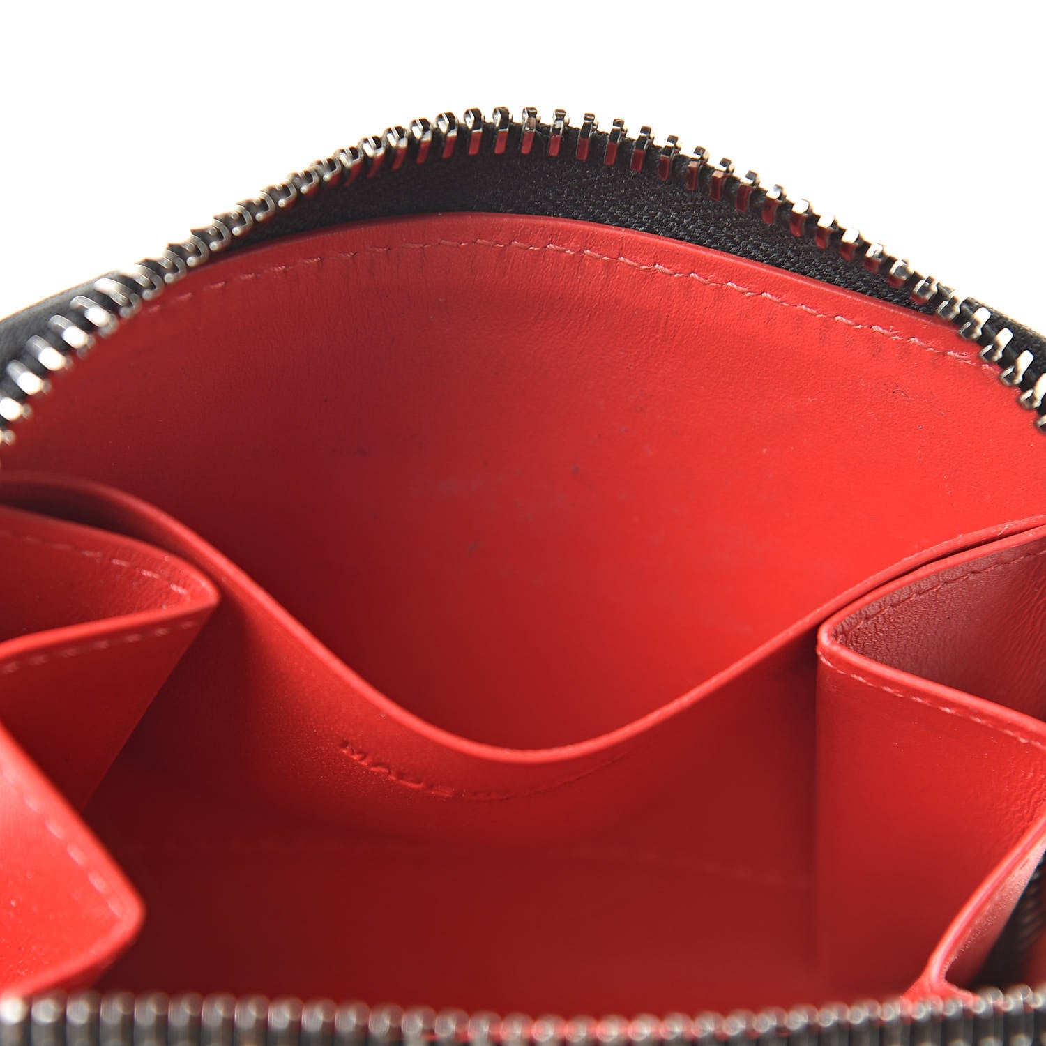 Christian Louboutin Calfskin Studded Panettone Coin Purse Black 9 of 9