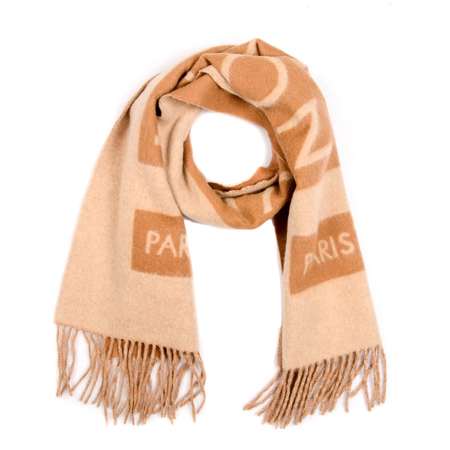 Louis Vuitton Cashmere Baroda Scarf Camel 1 of 4
