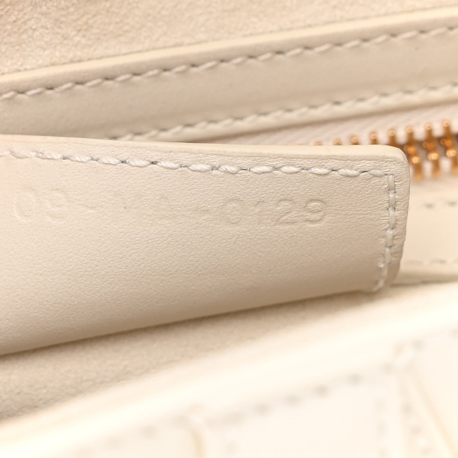 Christian Dior Ultra Matte Calfskin Saddle Bag Off White 7 of 10