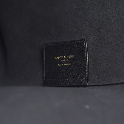 Saint Laurent Calfskin Large Shopping Tote Black 5 of 7