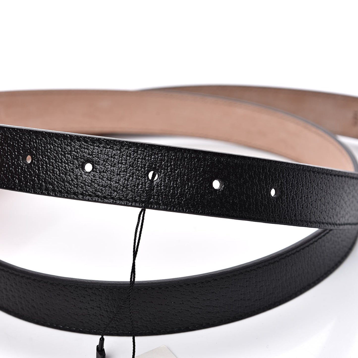 Calfskin Framed Double G Belt 115 46 Black
