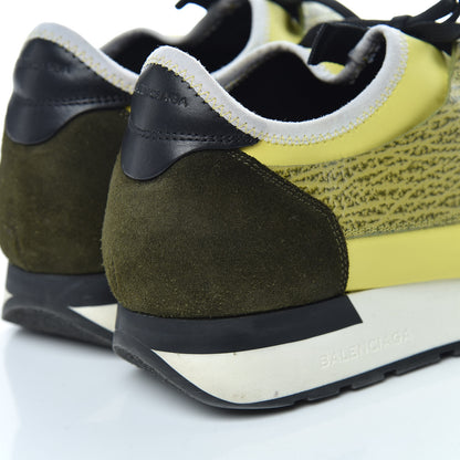 Balenciaga Calfskin Womens Race Runner Sneakers 41 Neon Black 12 of 12