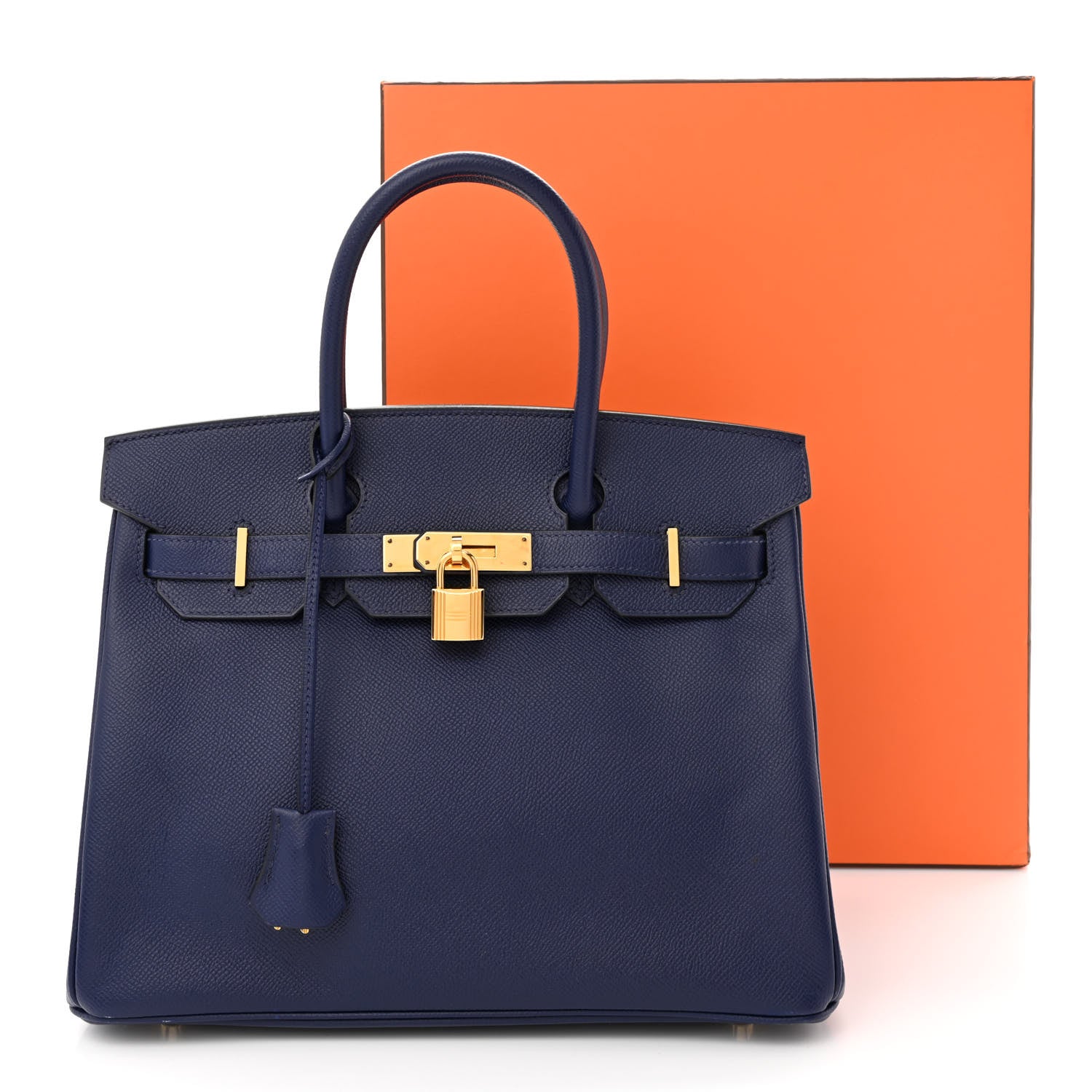 Hermes Epsom Birkin 30 Bleu Saphir 14 of 14