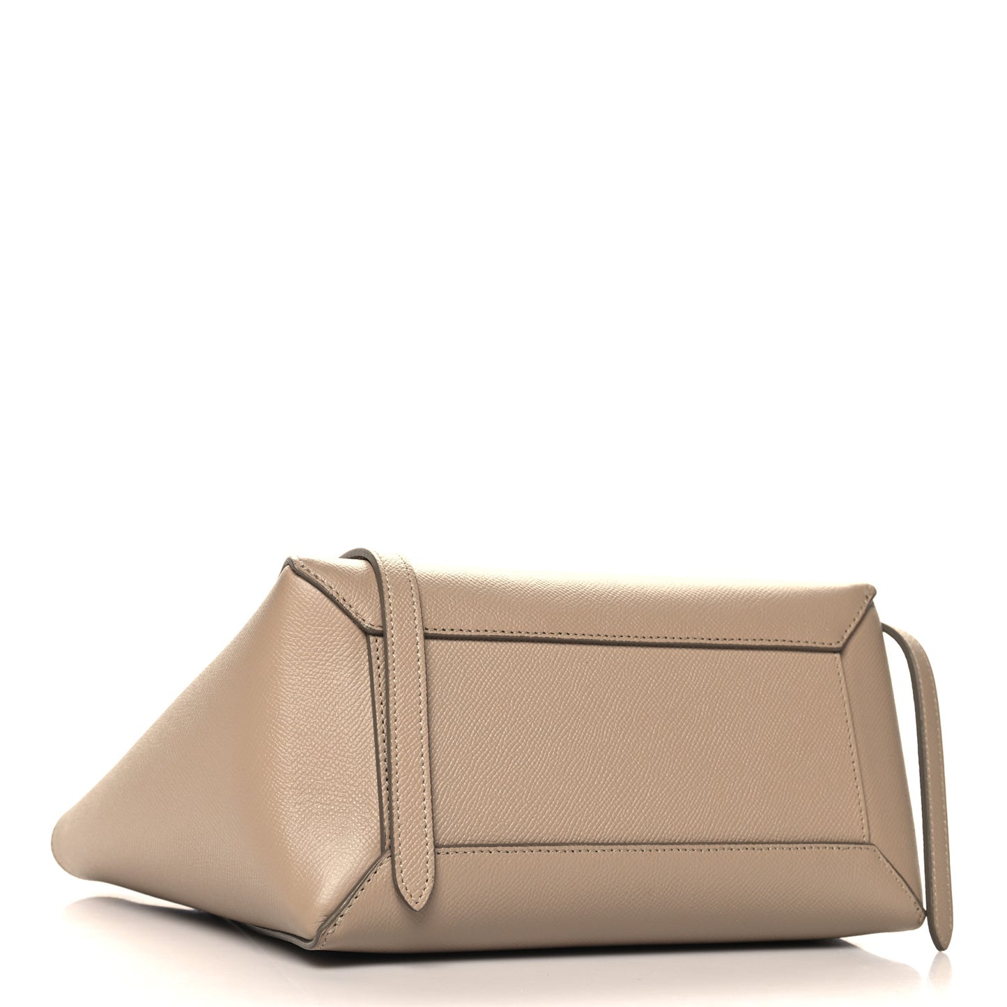 Grained Calfskin Micro Belt Bag Light Taupe
