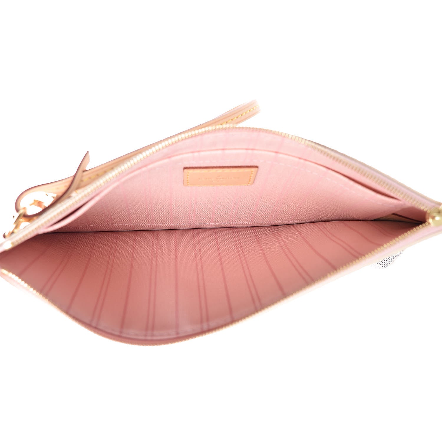 Louis Vuitton Damier Azur Neverfull MM GM Pochette Rose Ballerine 5 of 8