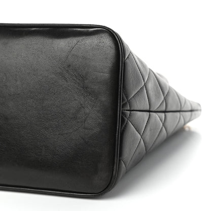 Chanel Lambskin Quilted Medallion Tote Black 10 of 11