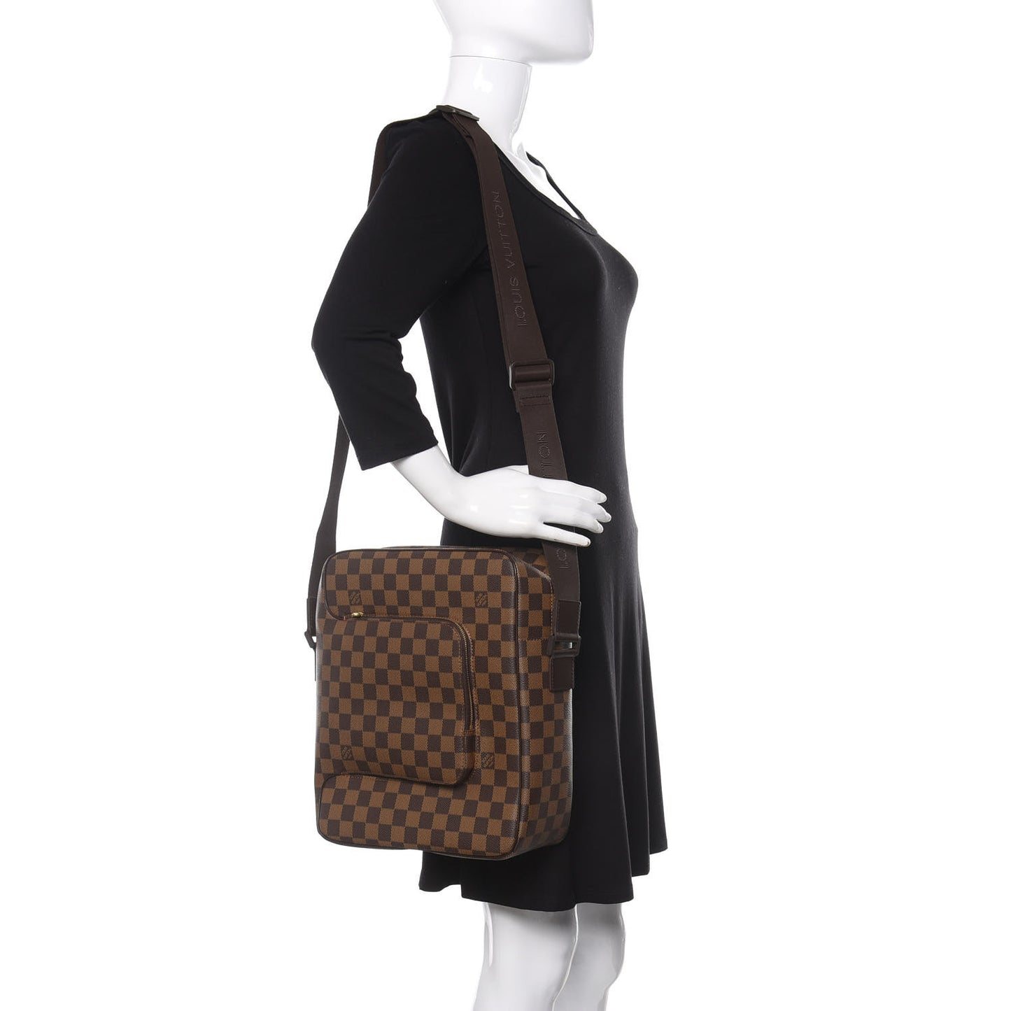 Damier Ebene Olav MM Messenger Bag