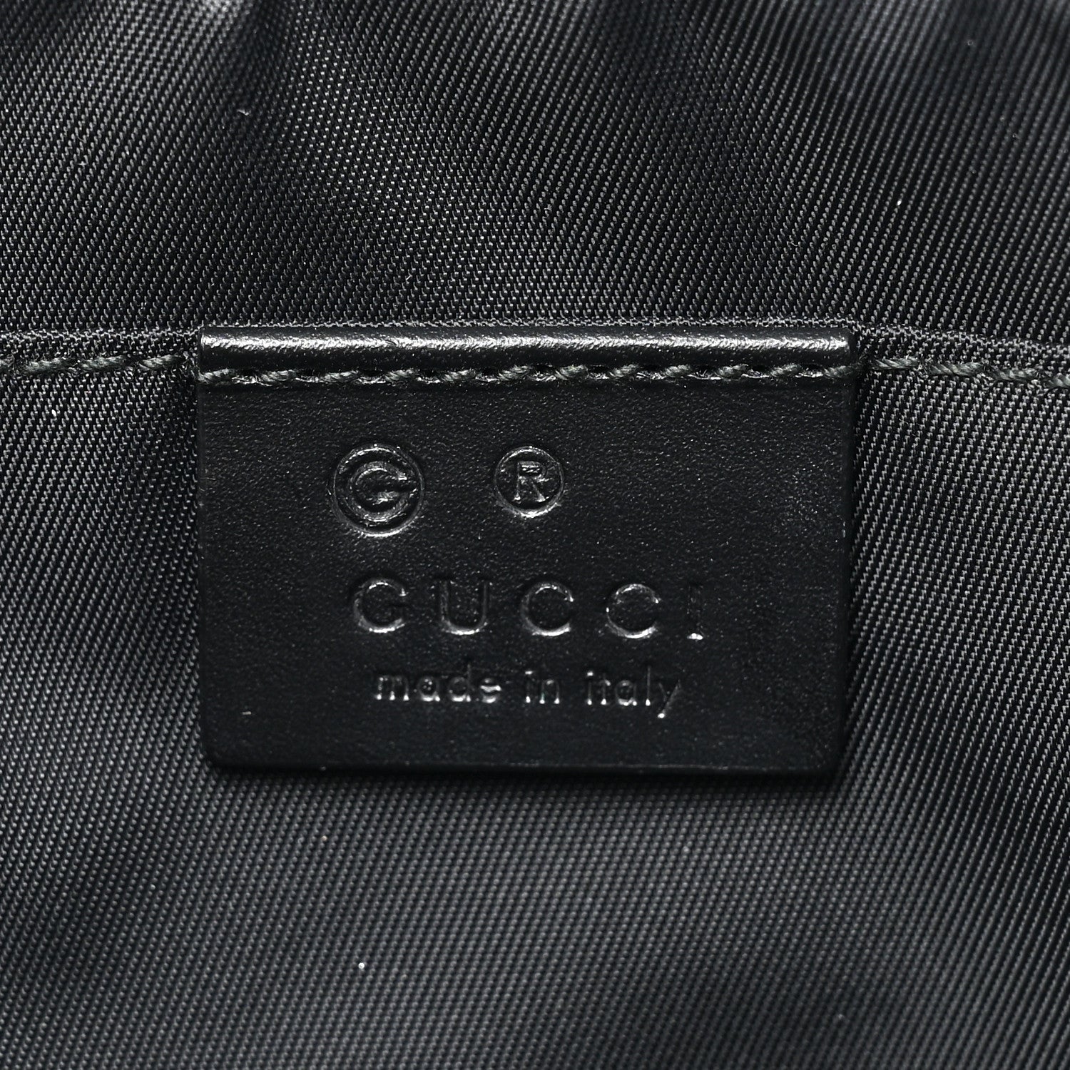 Gucci Canvas Web Slim Belt Bag Black 6 of 9