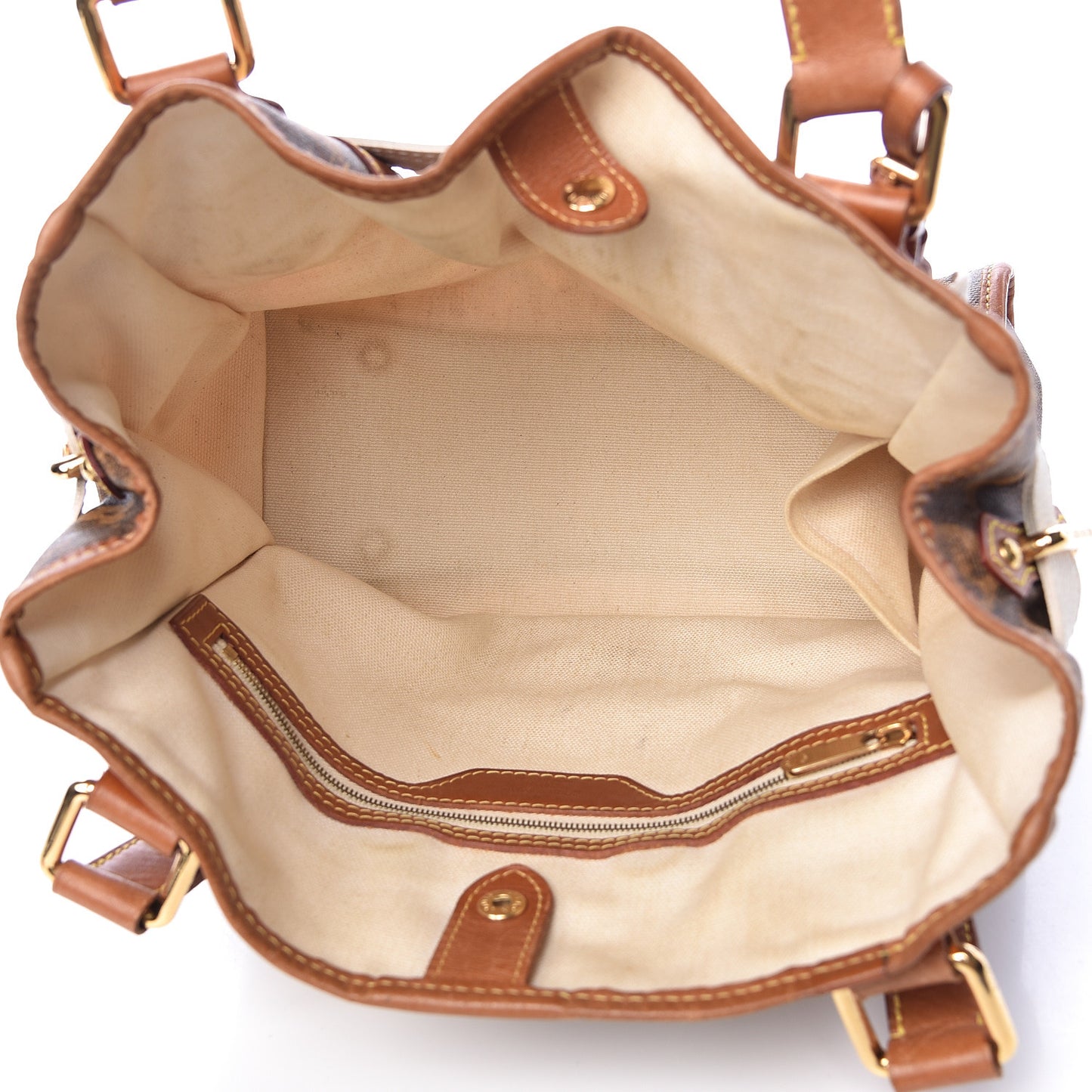 Monogram Rayures Tisse Sac PM