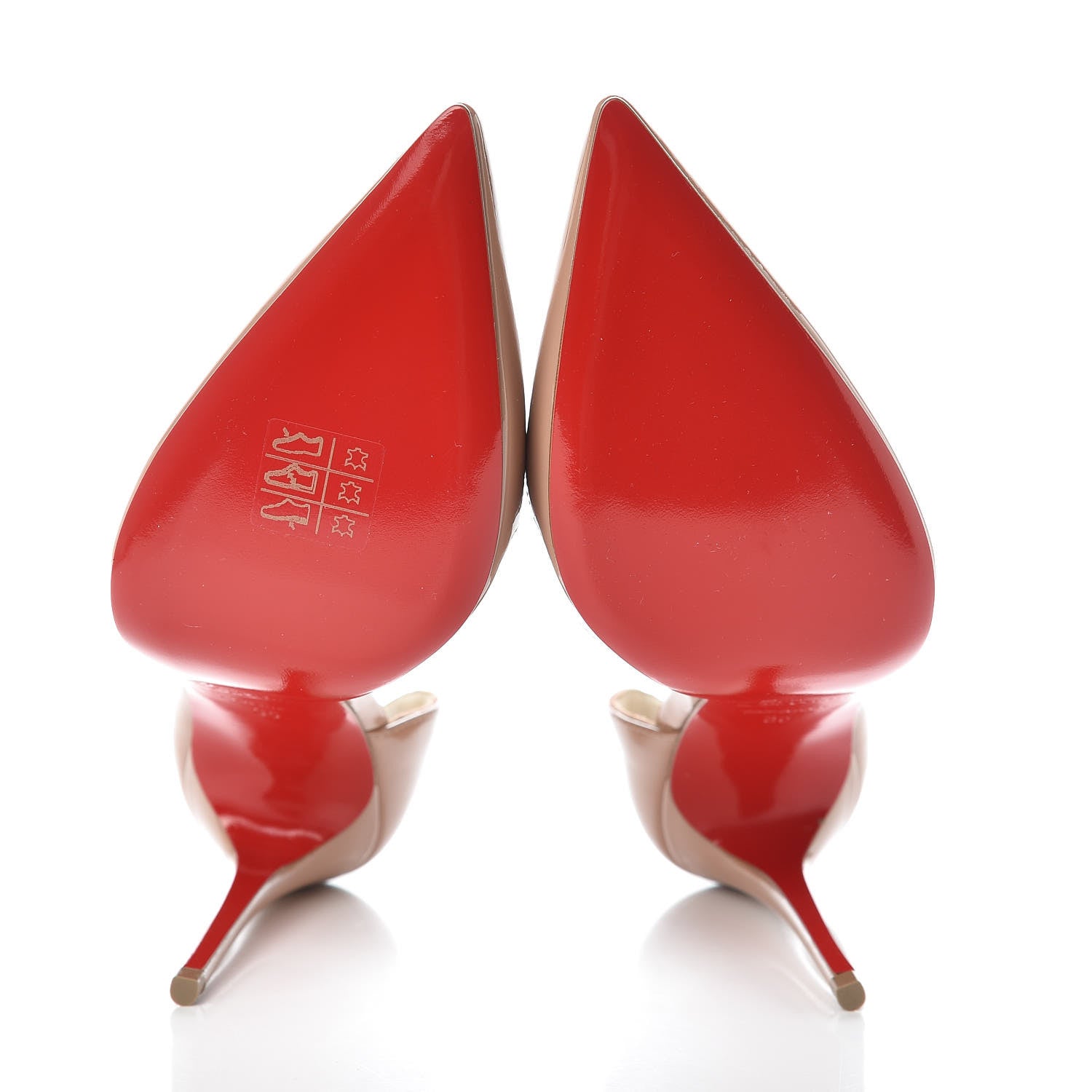 Christian Louboutin Patent Iriza 100 Pumps 35 Nude 5 of 8