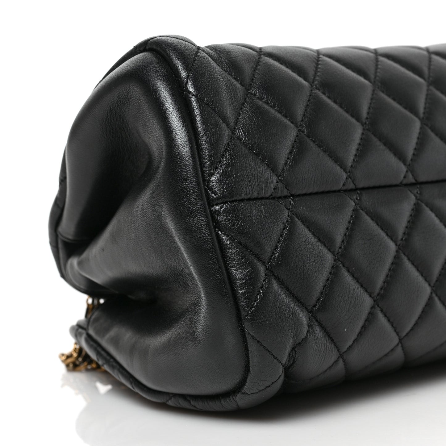 Lambskin Quilted Medium Just Mademoiselle Black