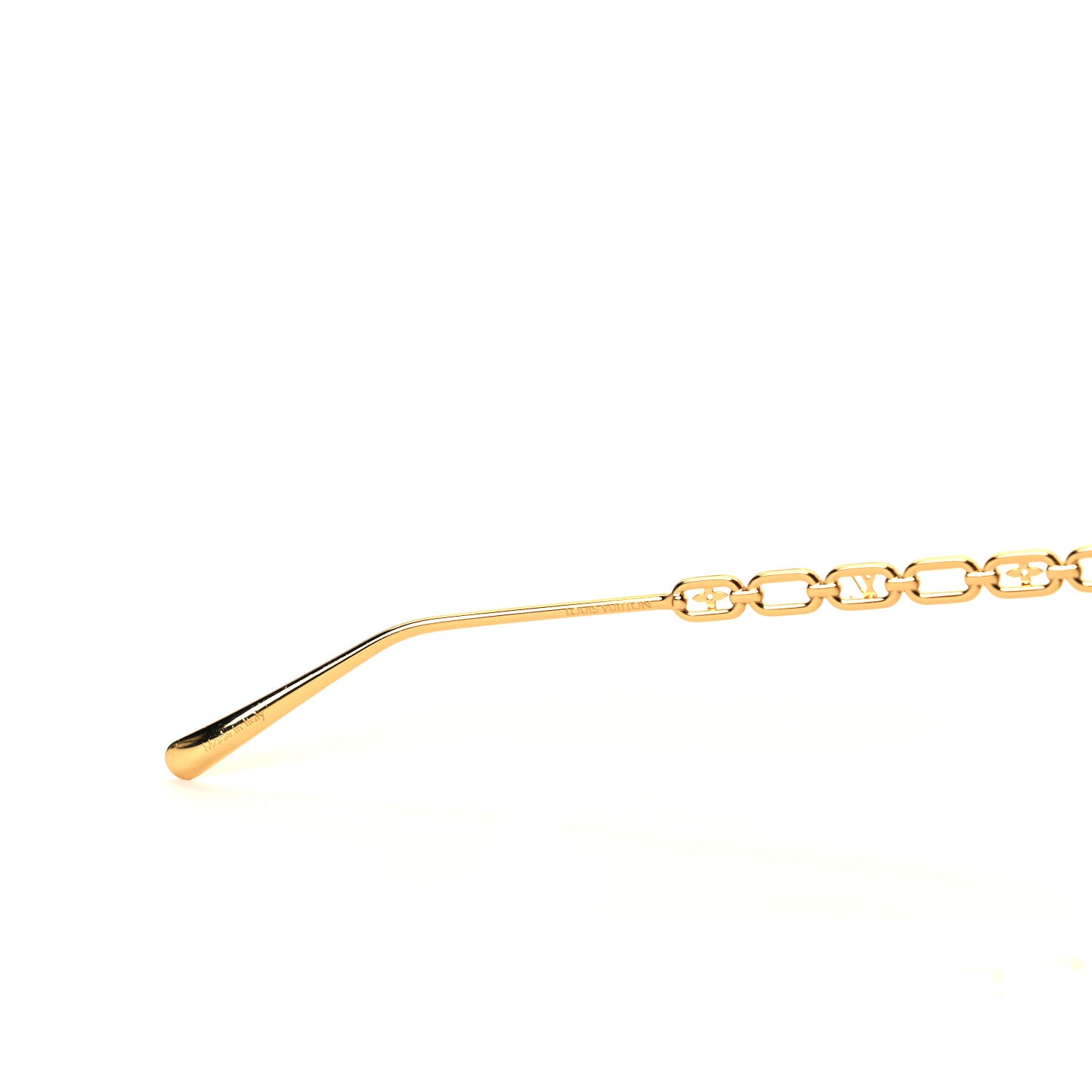 Louis Vuitton Metal My LV Chain Cat Eye Sunglasses Z1522W Gold 5 of 6