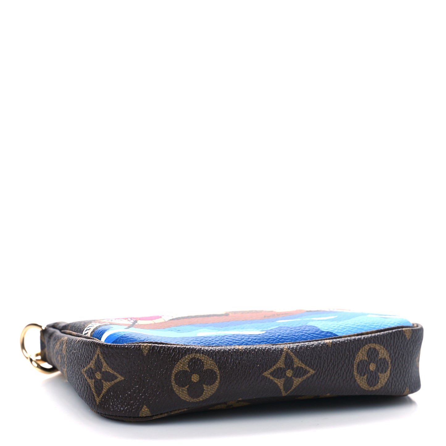 Monogram 2019 Christmas Animation Mini Venice Pochette Accessories Blue