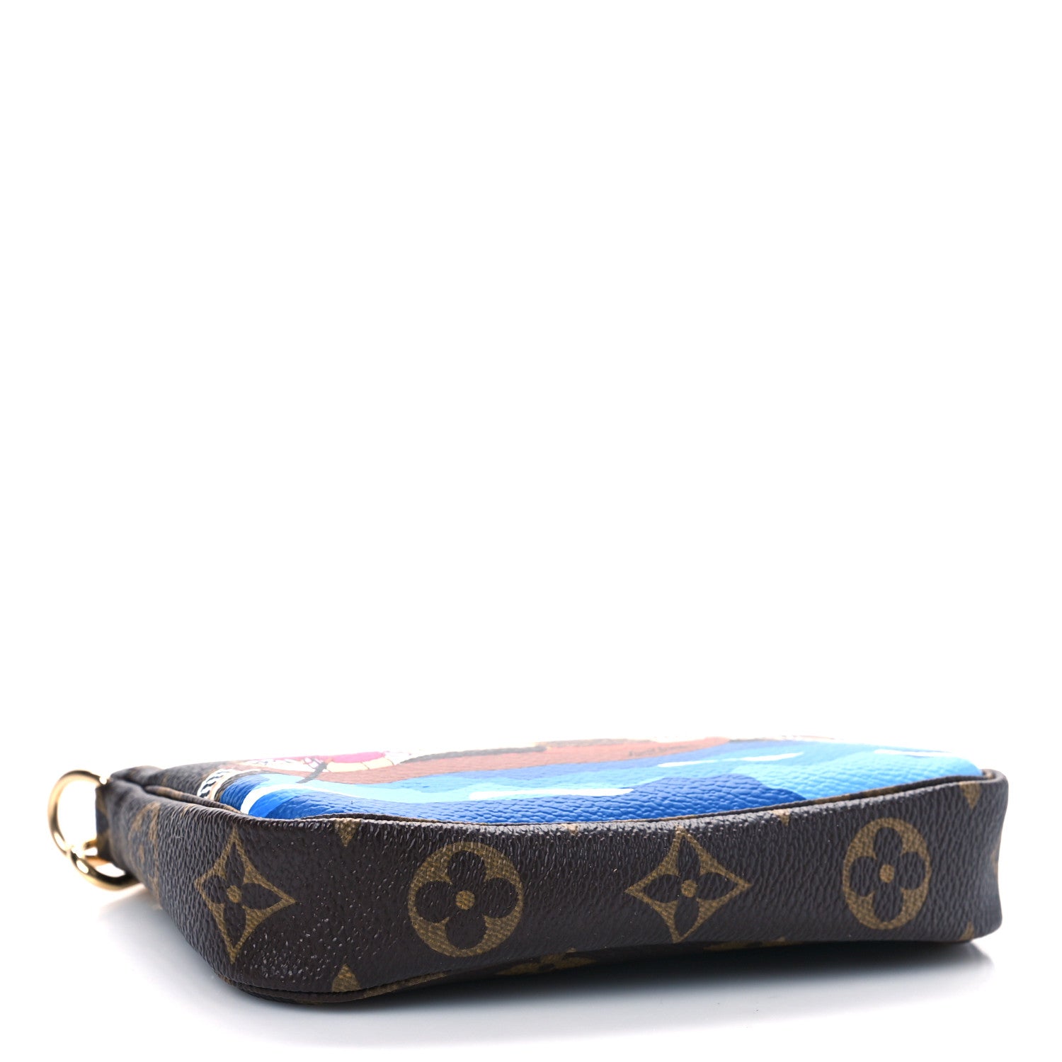 Louis Vuitton Monogram 2019 Christmas Animation Mini Venice Pochette Accessories Blue 4 of 8